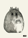 Small YapYap print - Creatures of Light&Dark