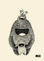 Small YapYap print - Tisipels and hat